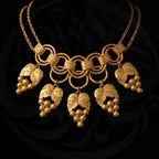 Lotus & Grape Cluster Necklace