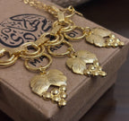 Lotus & Grape Cluster Necklace