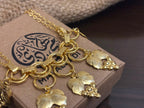 Lotus & Grape Cluster Necklace