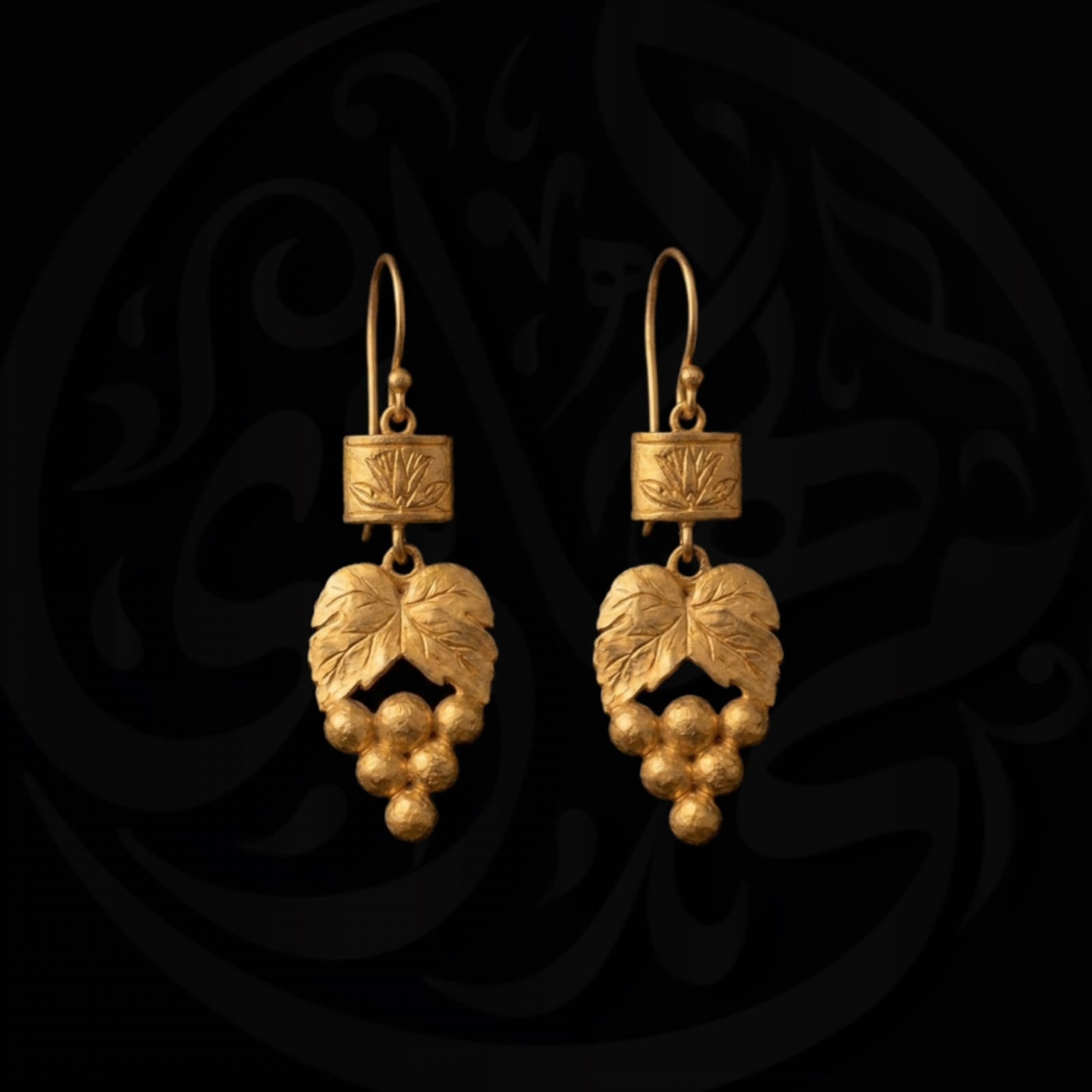 Grape Cluster Earrings