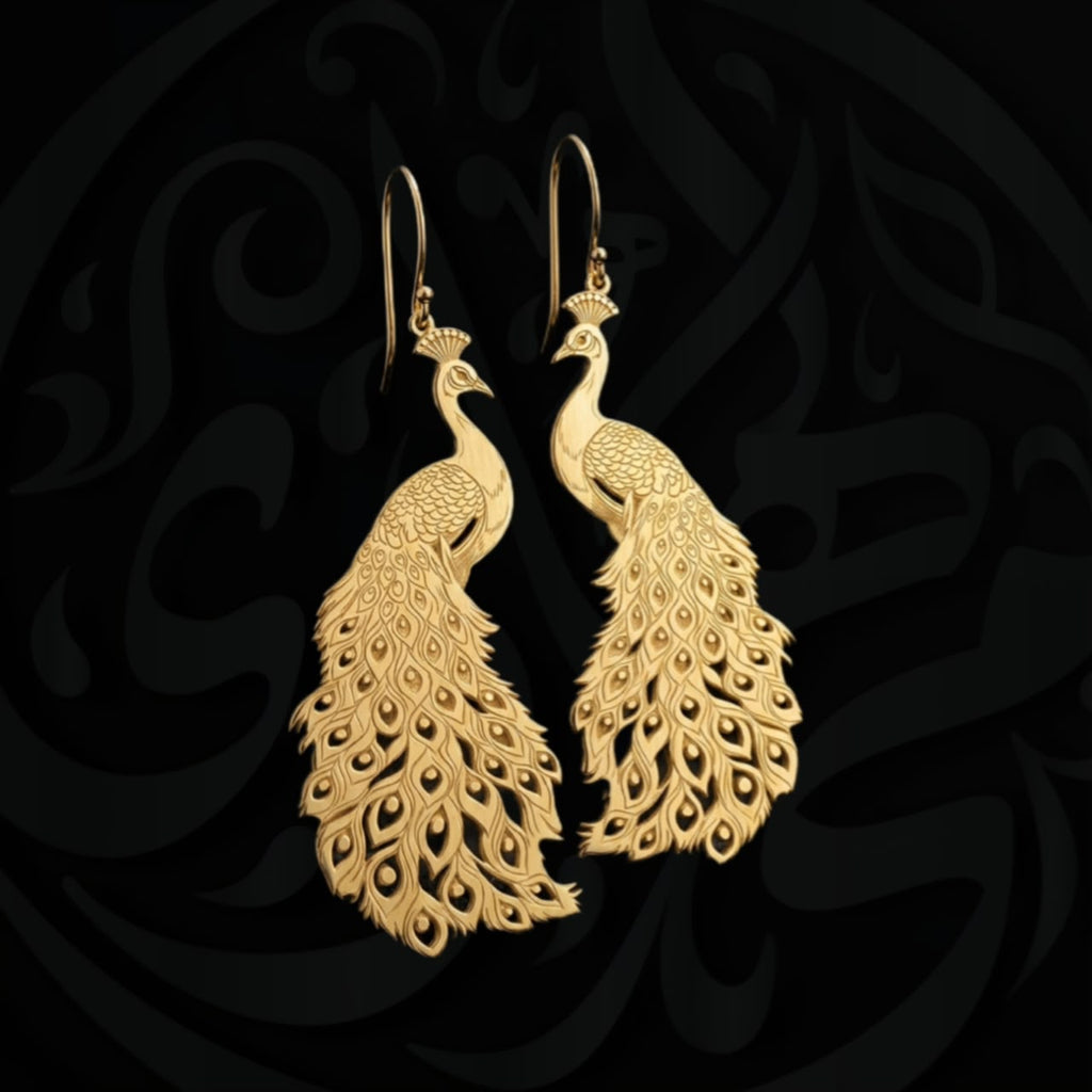 Peacock Earrings