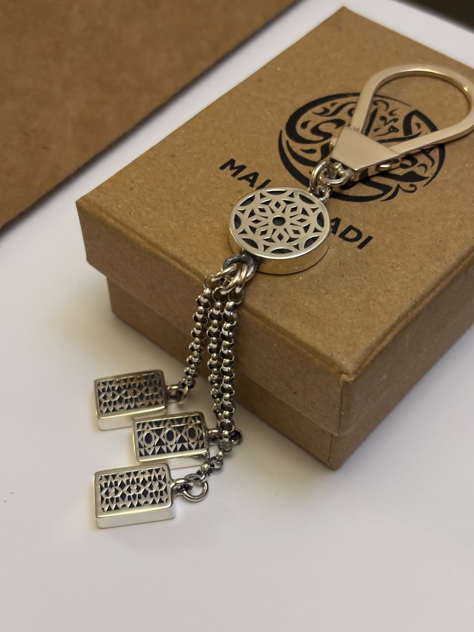 Calligraphy Charm Keychain