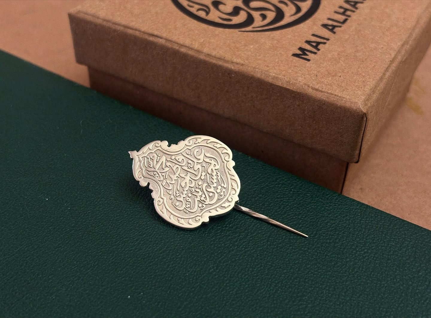 Islamic Calligraphy Suit Pin