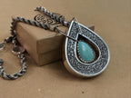 Ayat Al-Kursi Turquoise Necklace
