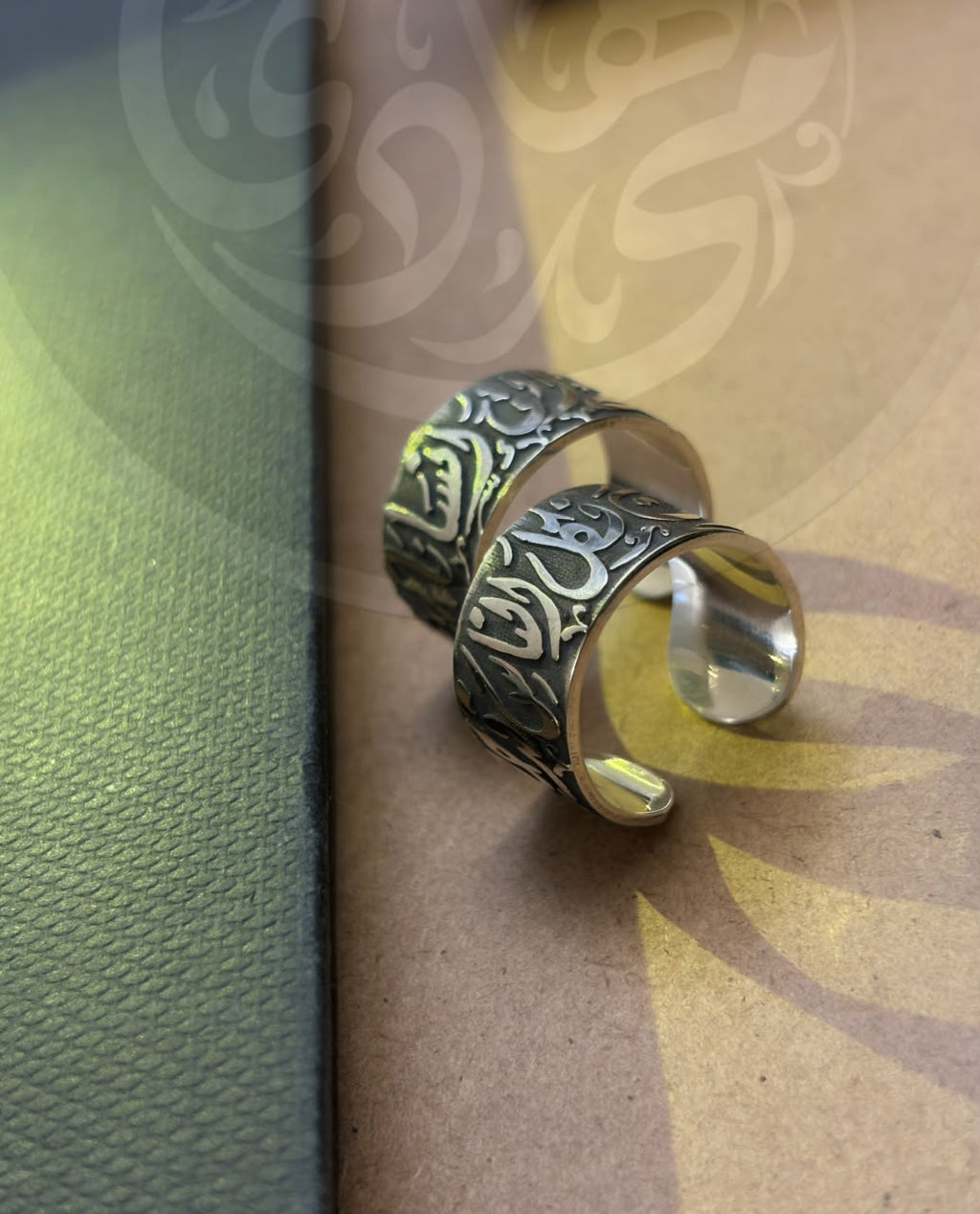 Personalized Calligraphy Wedding Band
