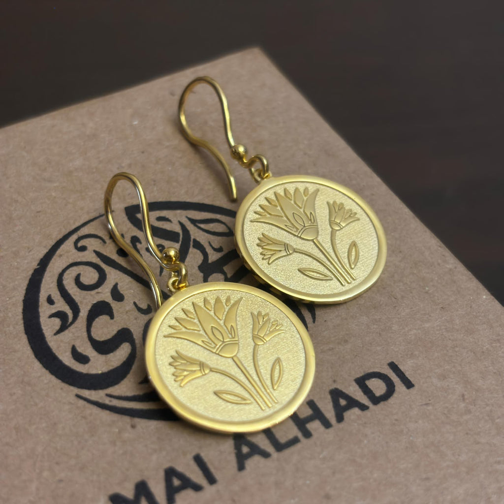 Lotus Earrings