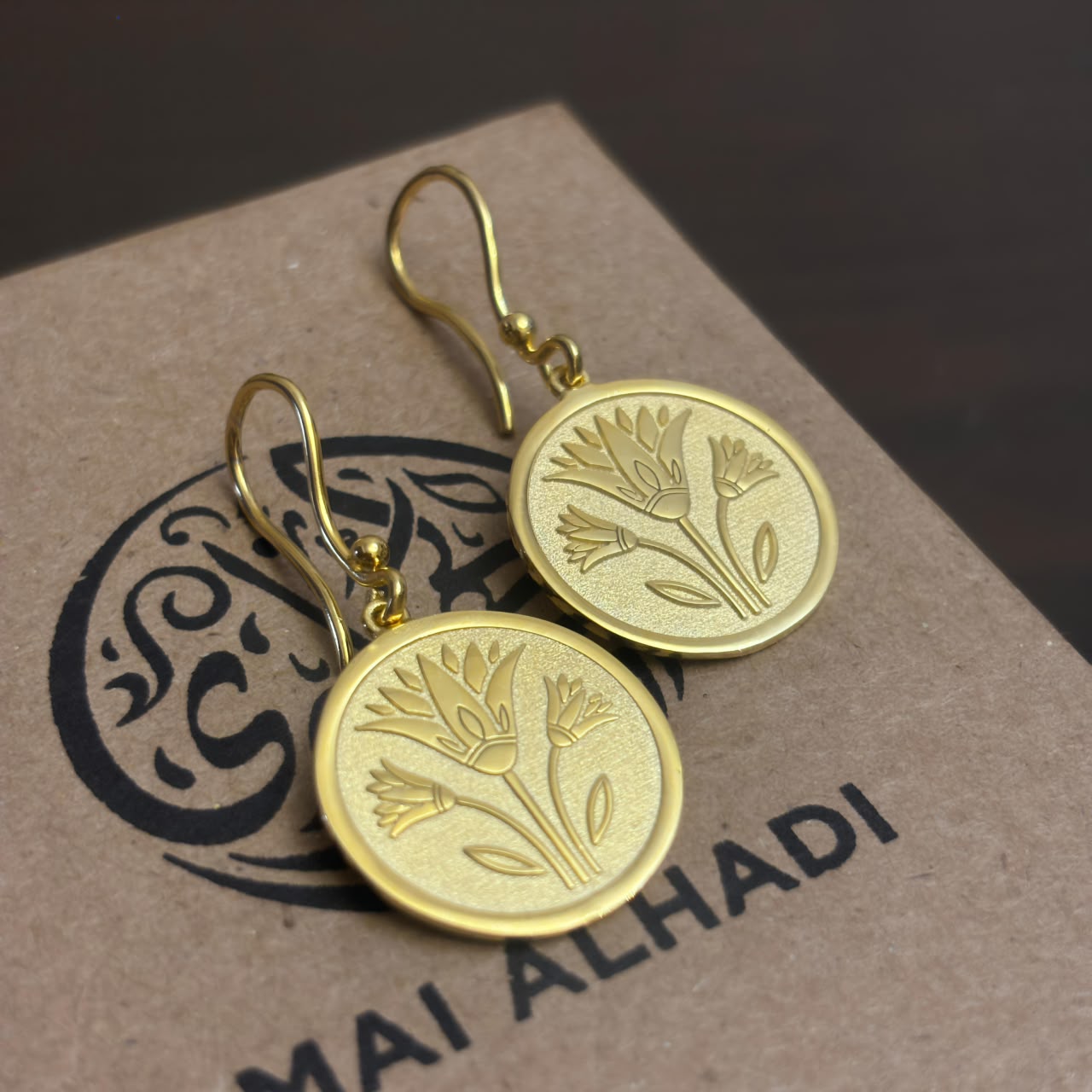 Lotus Earrings