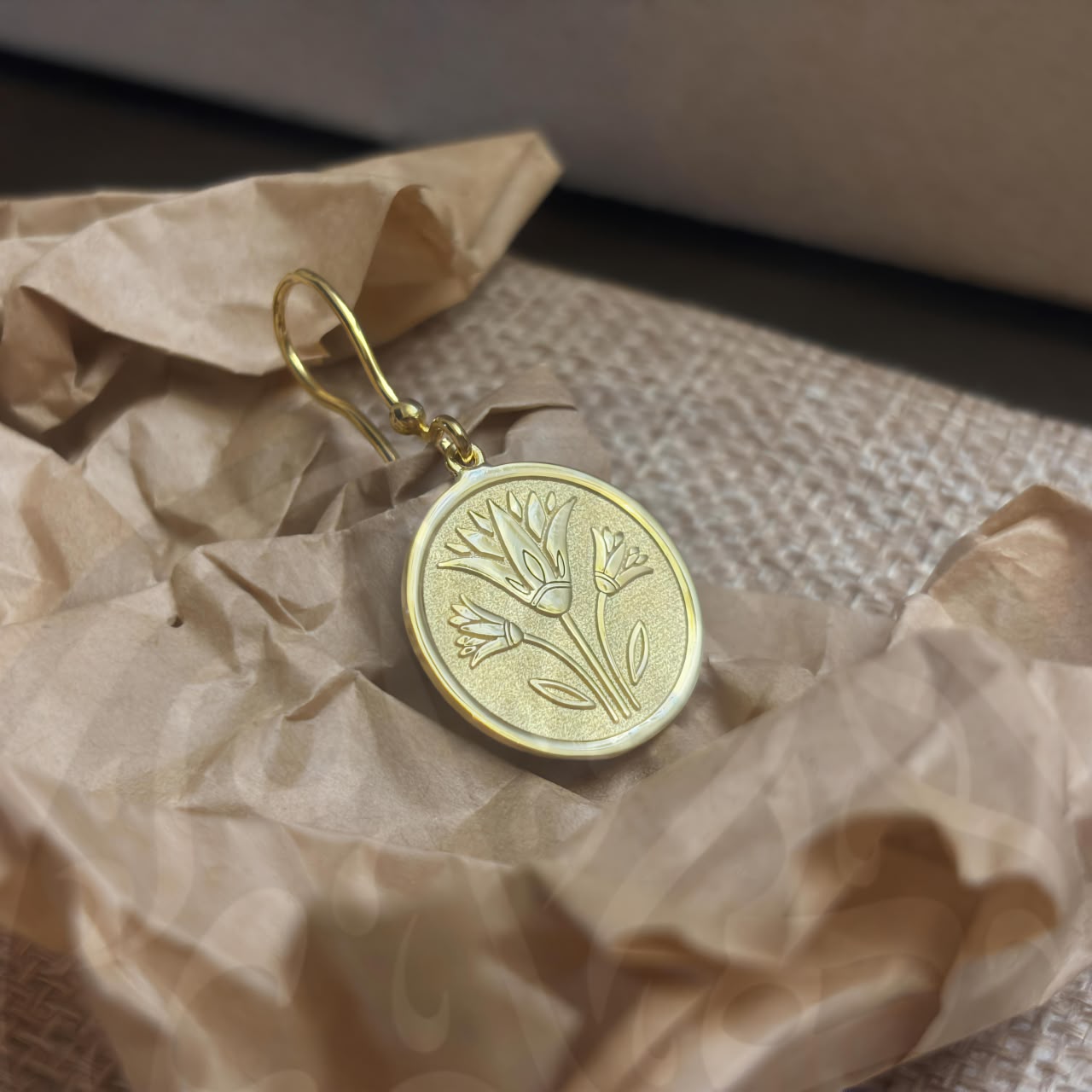 Lotus Earrings